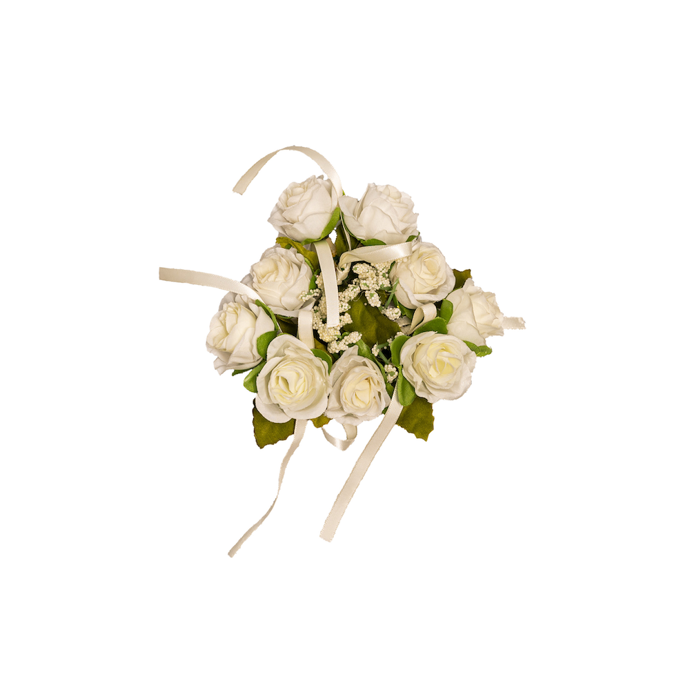 GIROCANDELA MINI ROSELLINE BIANCO